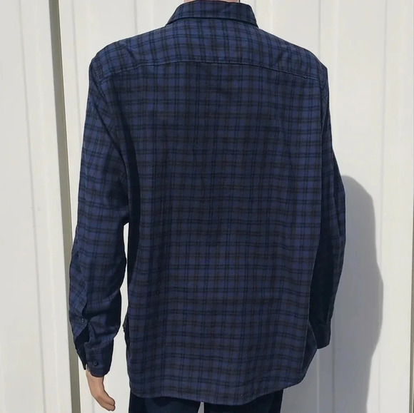 APT. 9 Mens Soft Touch Flannel Long Sleeve Shirt XL - Picture 3 of 11